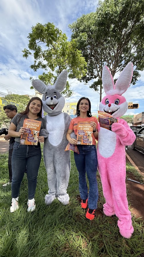 Karla Gomes abre a campanha Abril Laranja ao lado da primeira-dama Patrícia Leite Karla Gomes abre a campanha Abril Laranja ao lado da primeira-dama Patrícia Leite