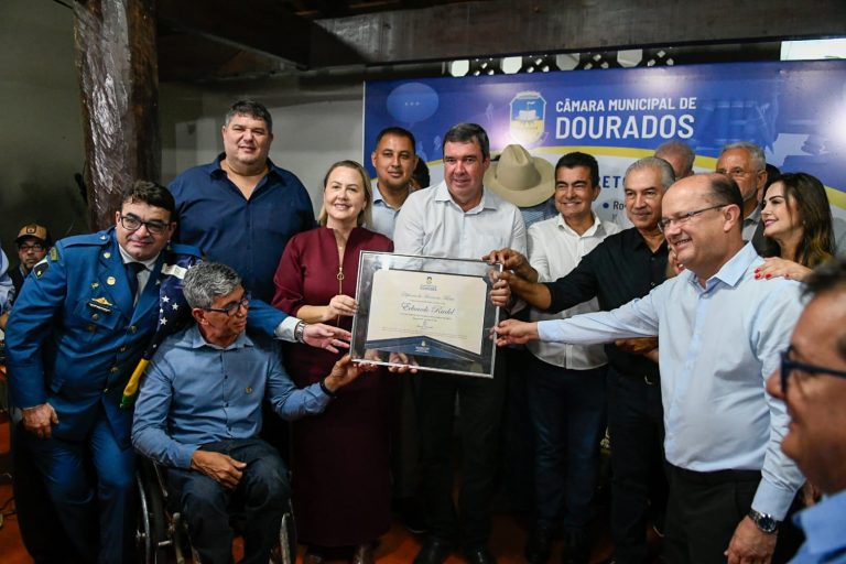 Governo Riedel valoriza setor agropecuário e garante obras de infraestrutura em Dourados Governo Riedel valoriza setor agropecuário e garante obras de infraestrutura em Dourados