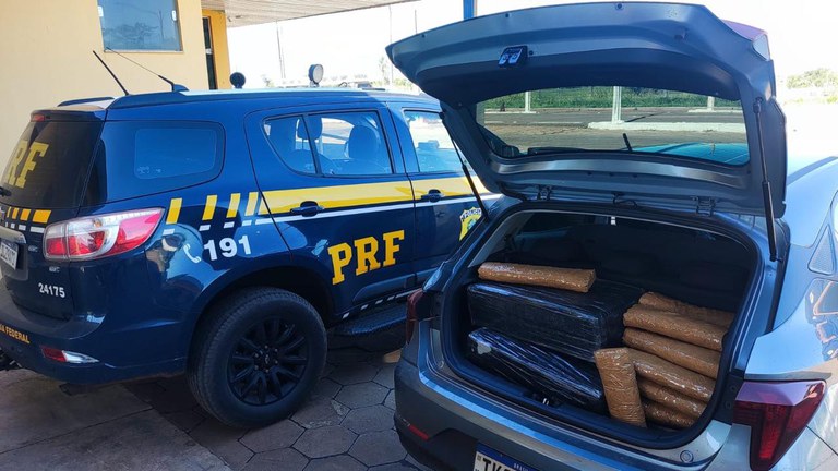 Em duas ações, PRF apreende 1,34 tonelada de maconha Em duas ações, PRF apreende 1,34 tonelada de maconha