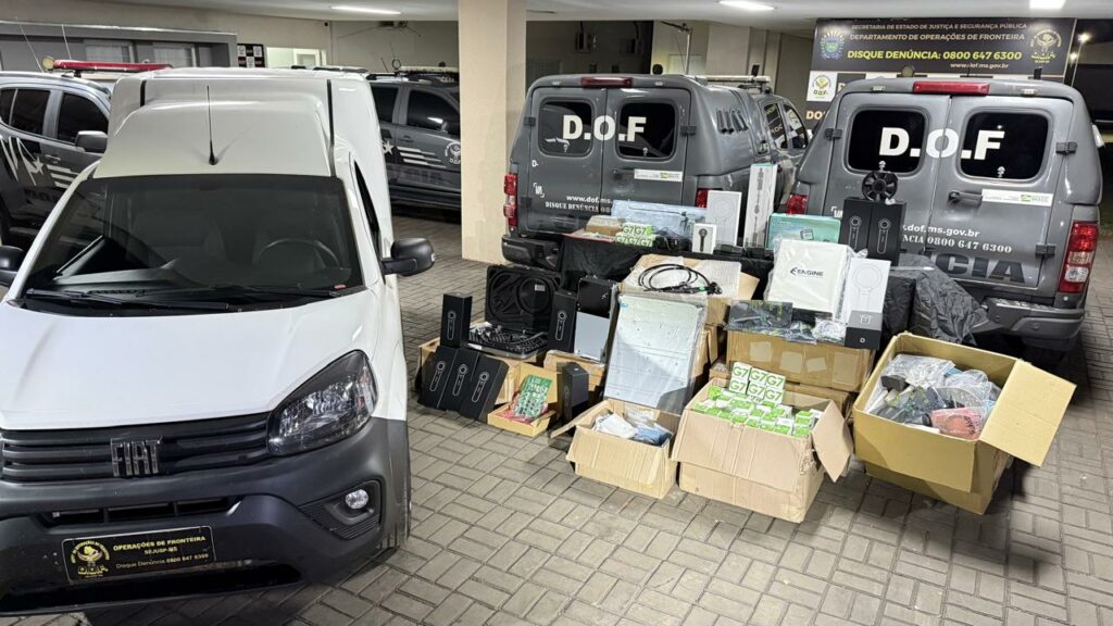DOF apreende mais de R$ 1,7 milhão em aparelhos hospitalares em Amambai DOF apreende mais de R$ 1,7 milhão em aparelhos hospitalares em Amambai