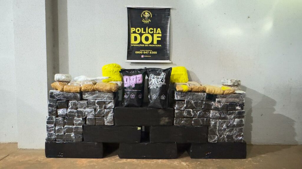 DOF apreende mais de 280 quilos de droga que seguiam para o interior paulista DOF apreende mais de 280 quilos de droga que seguiam para o interior paulista