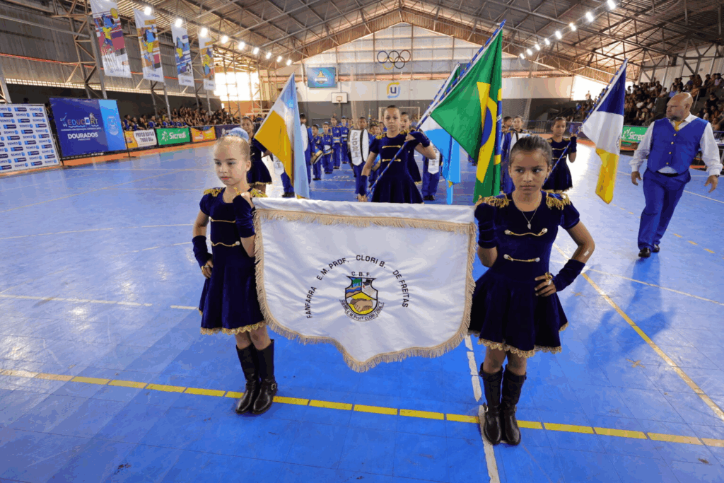 Prefeitura realiza I Festival de Fanfarras Educart e movimenta o sábado em Dourados