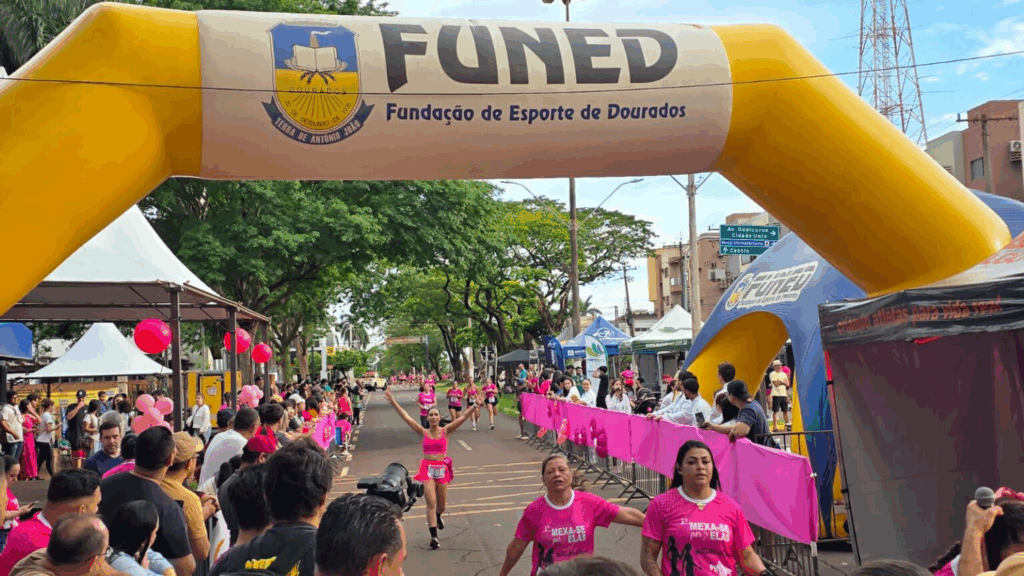 Corrida e Caminhada Rosa agitam Dourados em tarde de emoção, saúde e solidariedade Corrida e Caminhada Rosa agitam Dourados em tarde de emoção, saúde e solidariedade