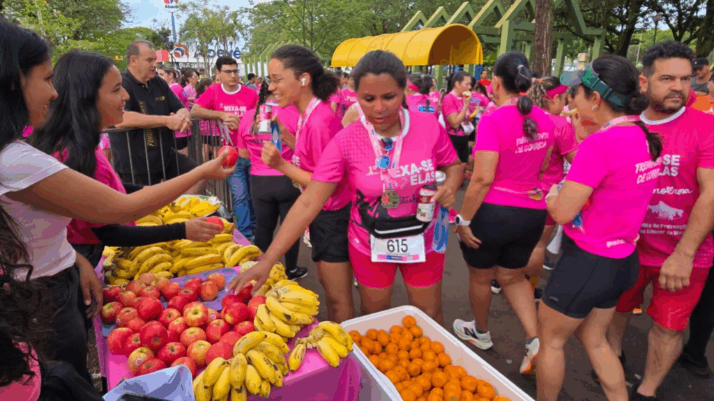 Corrida e Caminhada Rosa agitam Dourados em tarde de emoção, saúde e solidariedade Corrida e Caminhada Rosa agitam Dourados em tarde de emoção, saúde e solidariedade