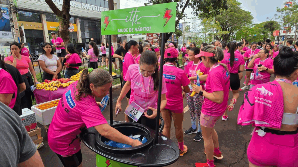 Corrida e Caminhada Rosa agitam Dourados em tarde de emoção, saúde e solidariedade Corrida e Caminhada Rosa agitam Dourados em tarde de emoção, saúde e solidariedade