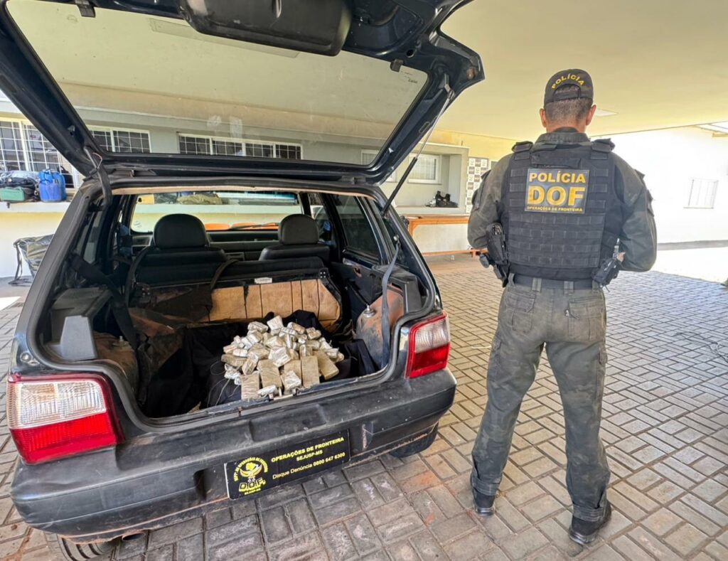 DOF apreende mais de meia tonelada de drogas em Paranhos