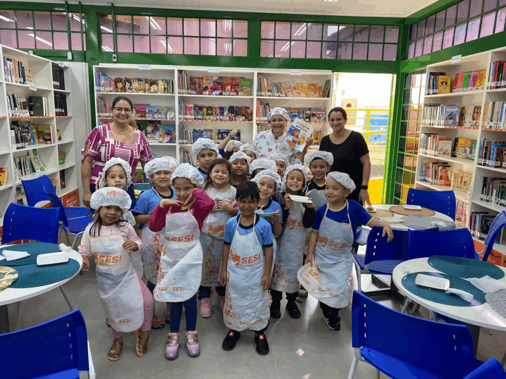 Prefeitura incentiva leitura e criatividade para crianças da Reme em parceria com o Sesi 