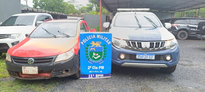 Polícia Militar recupera em Bela Vista veículo roubado em Campo Grande Polícia Militar recupera em Bela Vista veículo roubado em Campo Grande