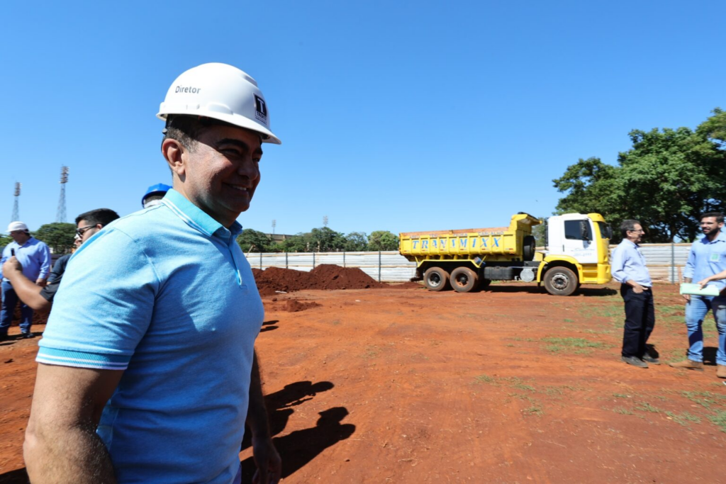 No início das obras da sede do Samu, prefeito cobra mais compromisso do Estado e da União com a saúde 
