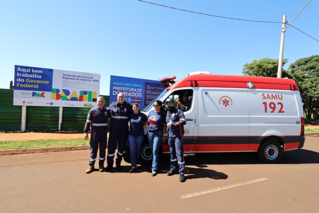 No início das obras da sede do Samu, prefeito cobra mais compromisso do Estado e da União com a saúde 
