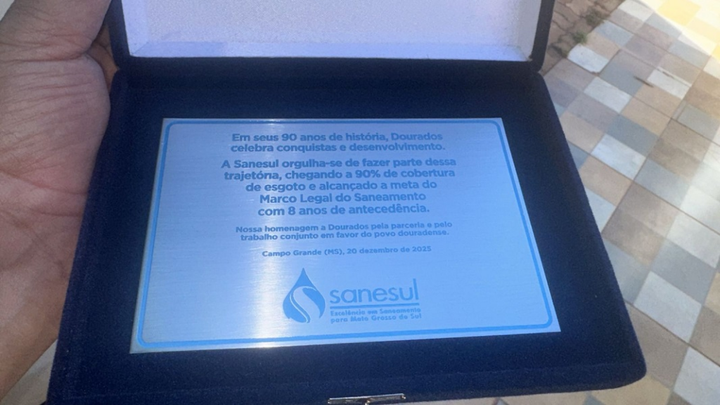 ACED exalta marca histórica do saneamento básico no município