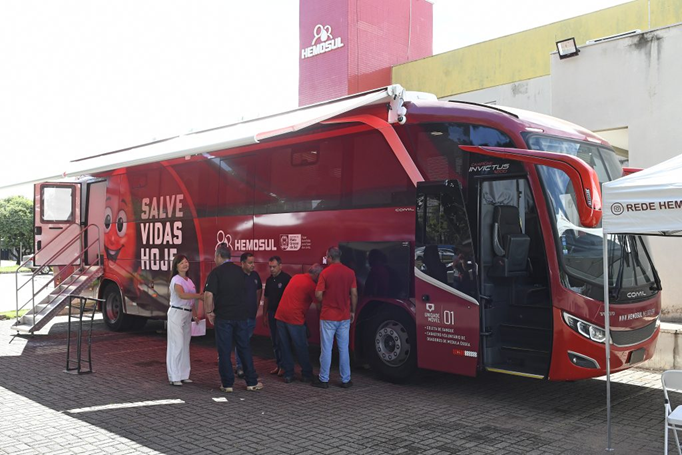 Nova Unidade Móvel do Hemosul chega para ampliar captação de sangue em MS