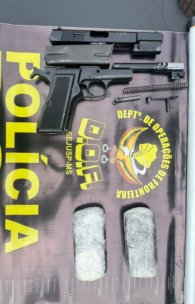 DOF apreende adolescentes com drogas e arma que seriam entregues em Campo Grande