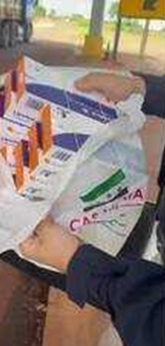 Homem e preso pela PRF na BR-463 transportando carga de canetas emagrecedoras, anabolizantes e celulares