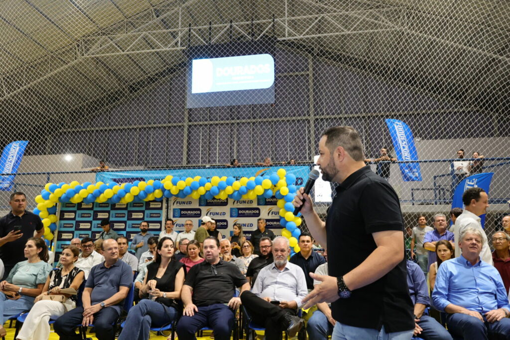 Novo Ginásio Municipal marca avanço histórico na infraestrutura esportiva de Dourados Novo Ginásio Municipal marca avanço histórico na infraestrutura esportiva de Dourados