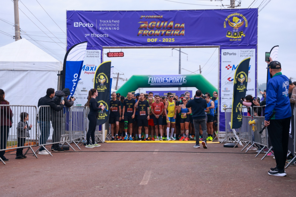 DOF realiza a 3ª Corrida Águia da Fronteira em Dourados DOF realiza a 3ª Corrida Águia da Fronteira em Dourados