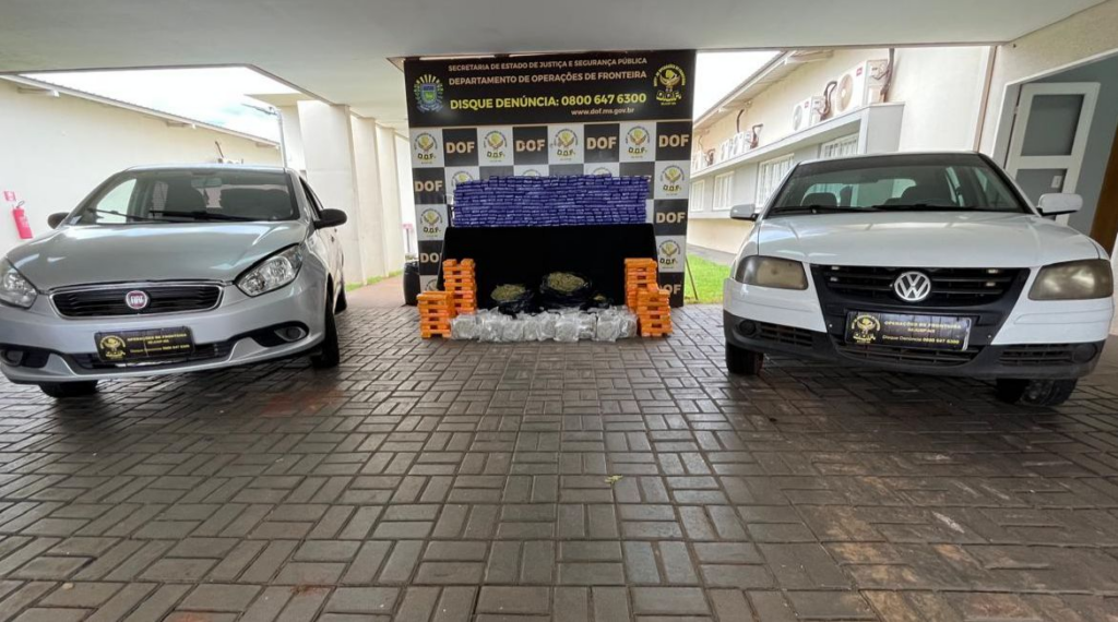 Mulher transportando mais de 300 quilos de drogas é presa pelo DOF