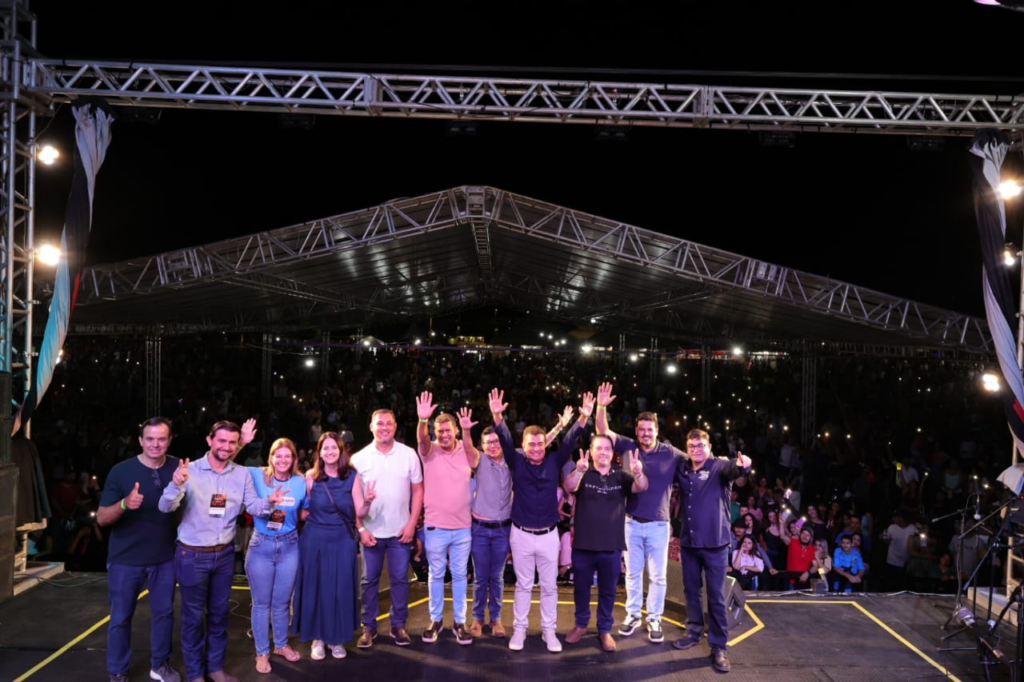 Com público recorde, Marçal abre 2ª Festa da Páscoa e destaca parcerias por Dourados  