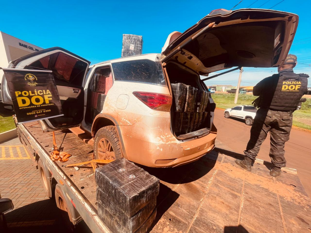 DOF apreende quase 2 toneladas de drogas e recupera veículo roubado em Santa Catarina