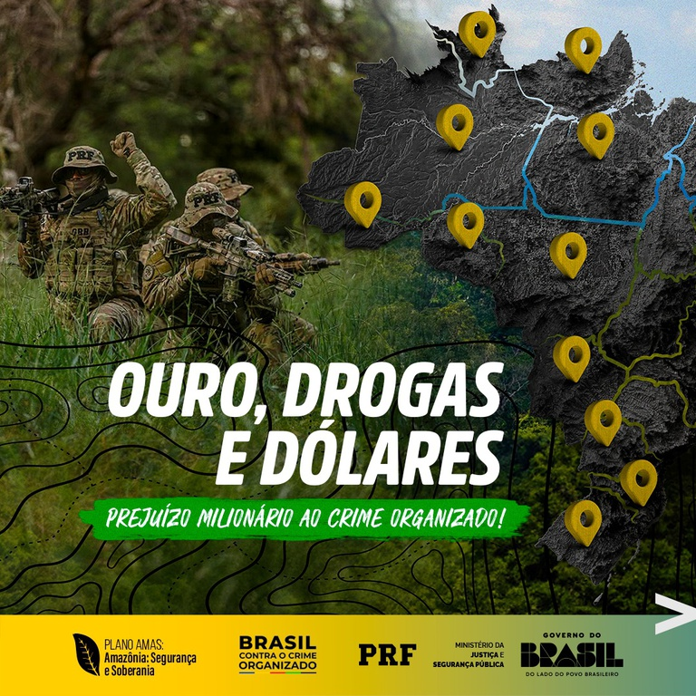 PRF sufoca logística de facções e encerra operação com apreensões milionárias em 11 estados