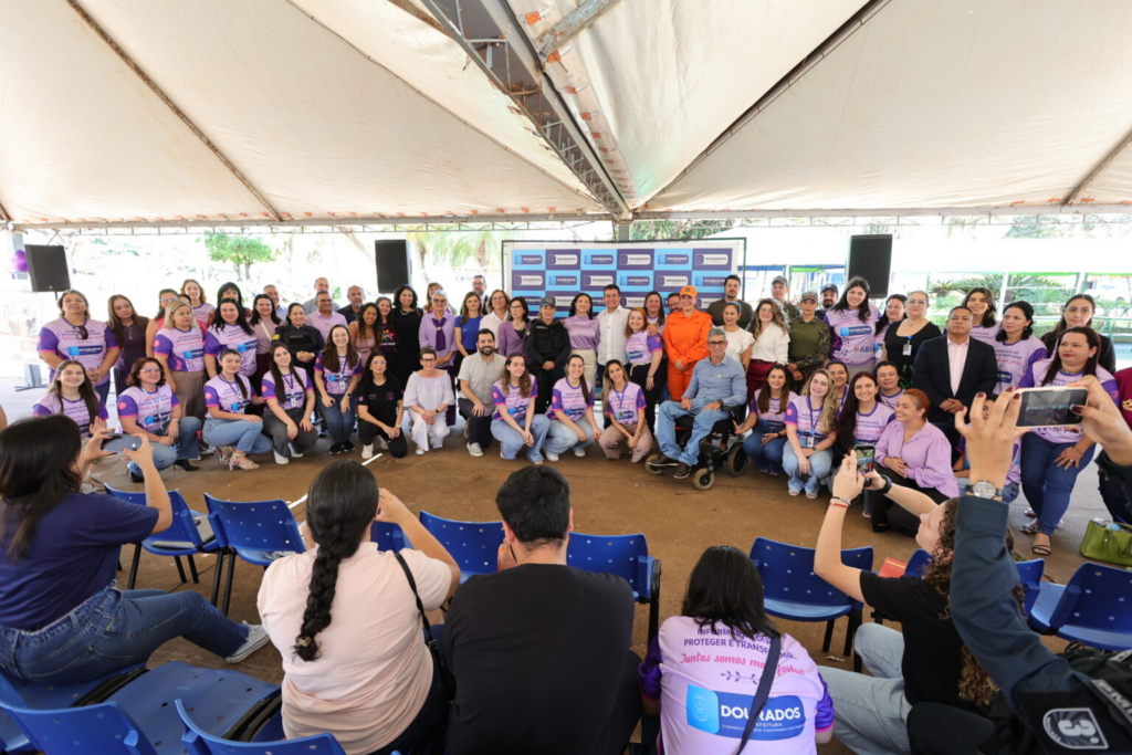 Agosto Lilás mobiliza Dourados contra violência e reforça rede de proteção às mulheres Agosto Lilás mobiliza Dourados contra violência e reforça rede de proteção às mulheres
