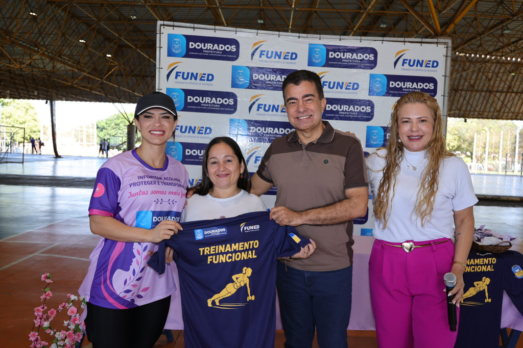 Prefeitura mobiliza alunas de projetos esportivos no combate à violência contra a mulher Prefeitura mobiliza alunas de projetos esportivos no combate à violência contra a mulher
