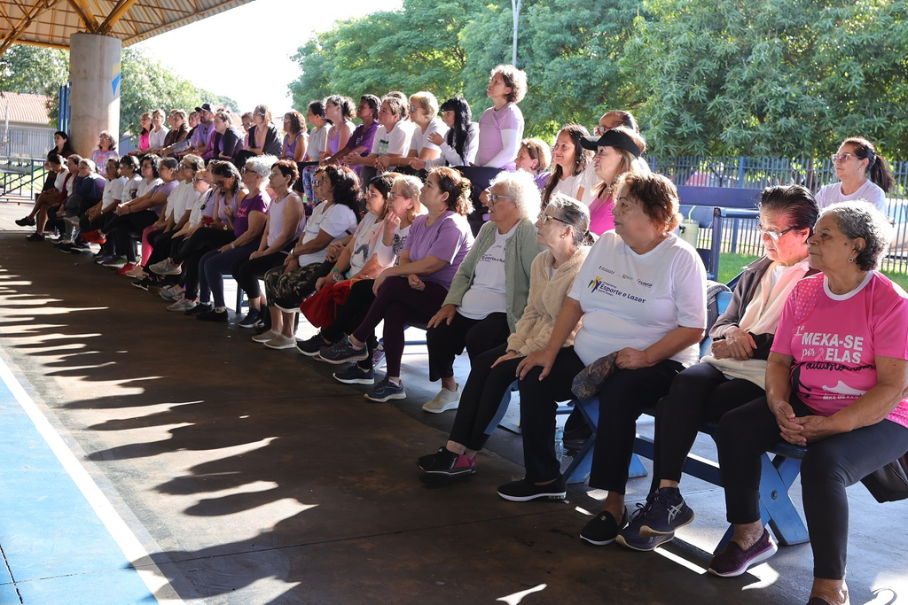 Prefeitura mobiliza alunas de projetos esportivos no combate à violência contra a mulher Prefeitura mobiliza alunas de projetos esportivos no combate à violência contra a mulher