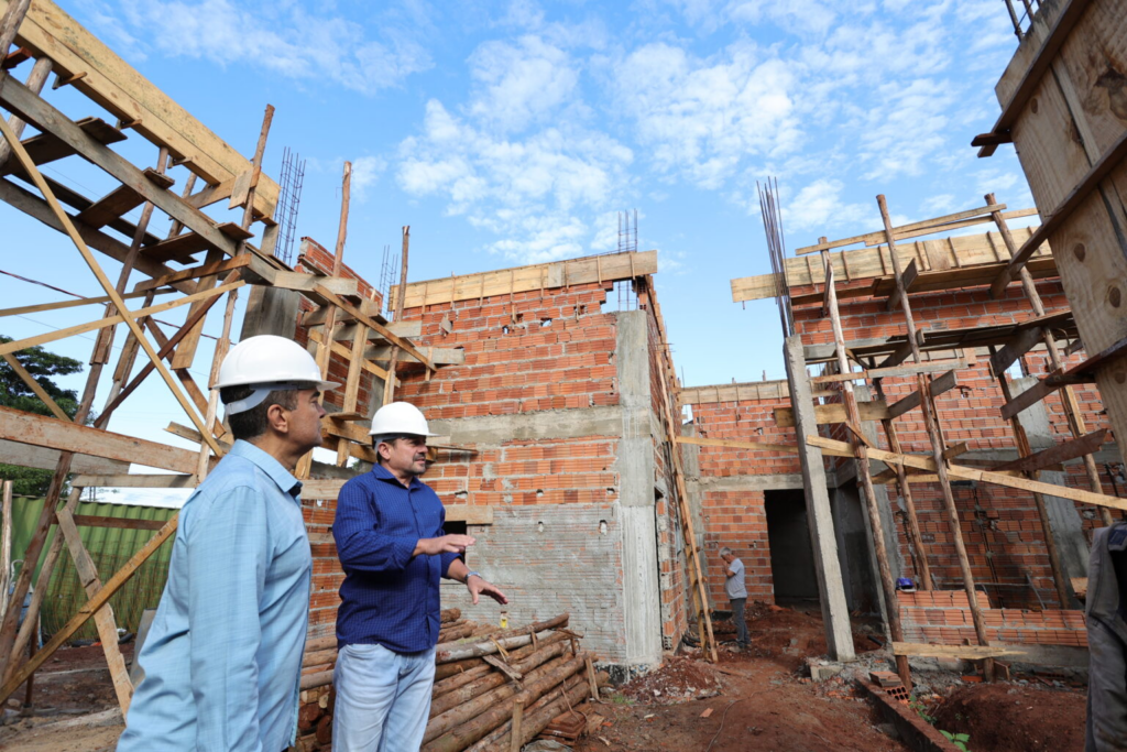Obra da moderna UBS Jardim dos Estados supera 50% do projeto e segue acelerada Obra da moderna UBS Jardim dos Estados supera 50% do projeto e segue acelerada